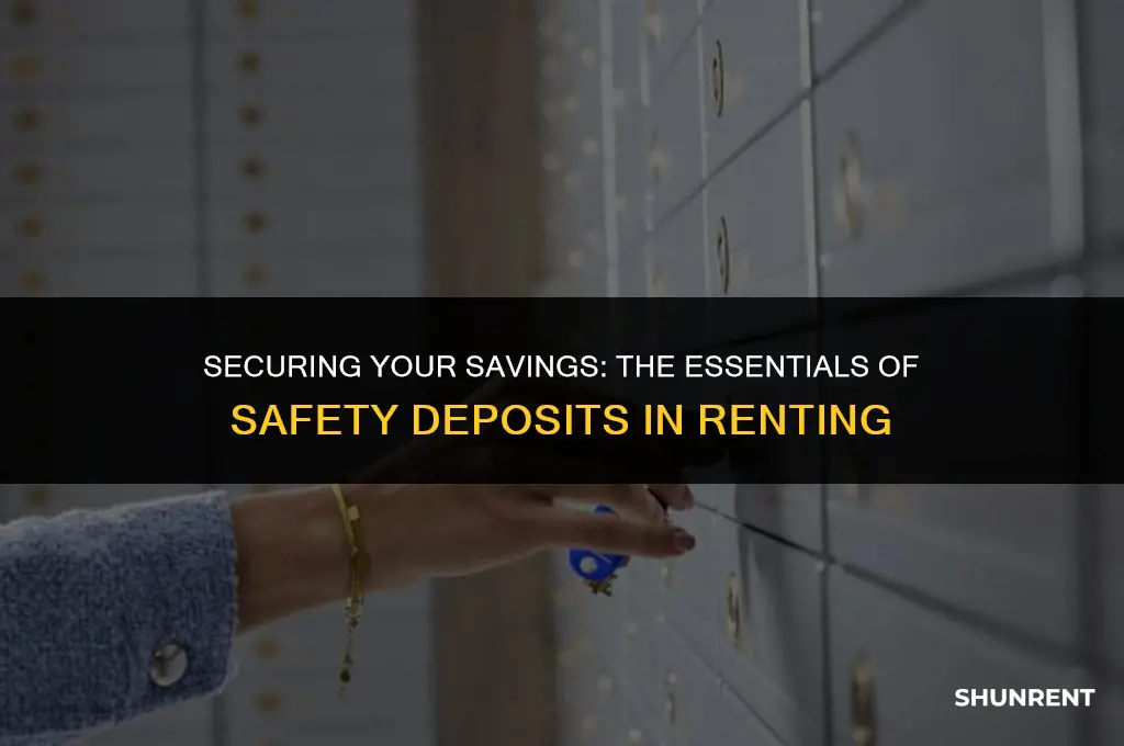 what is a safety deposit in rent