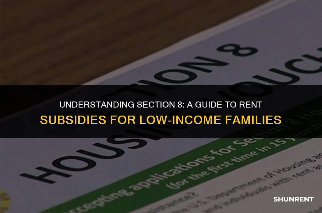 what is a section 8 rent subsidy