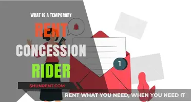 Understanding Temporary Rent Concession Riders: A Tenant's Guide