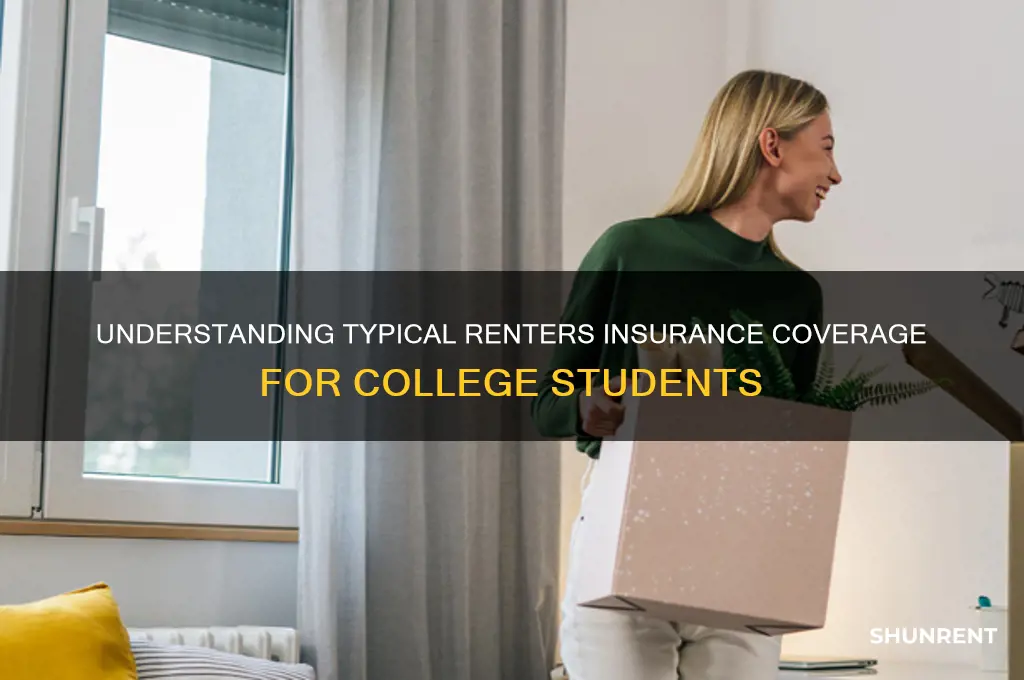 what is a typical coverage amount for a college renter