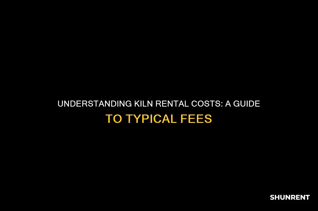 what is a typical fee to rent a kiln
