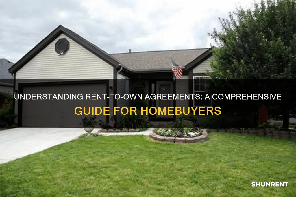 what is a typical rent to own agreement