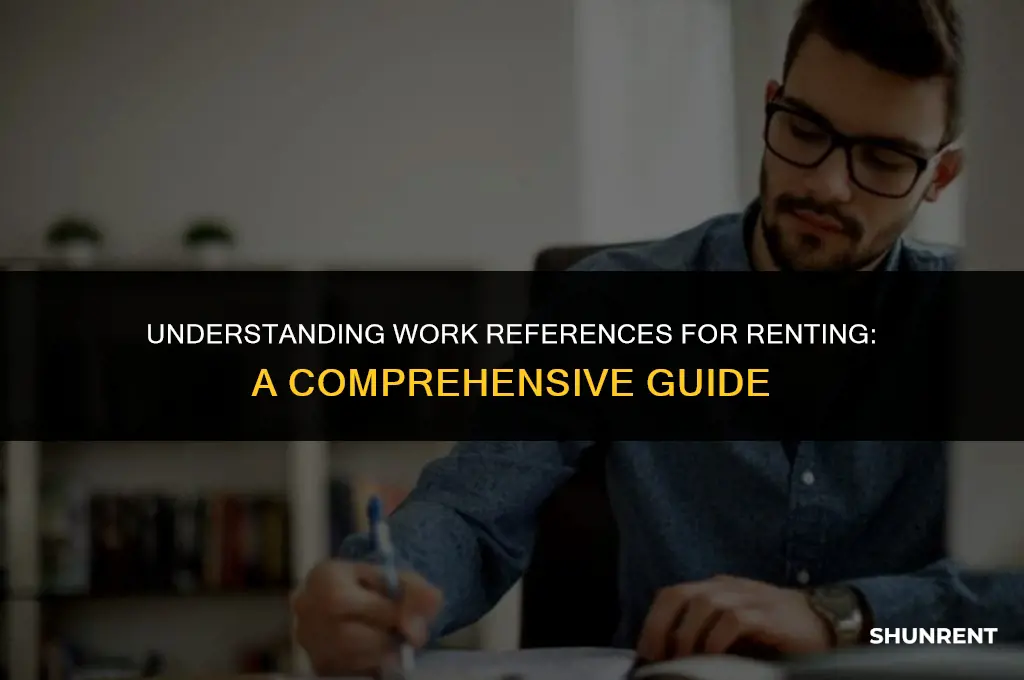 what is a work reference for renting
