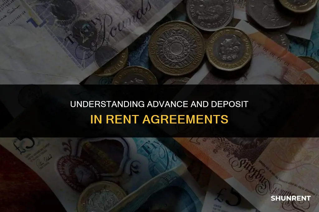 what is advance and deposit in rent