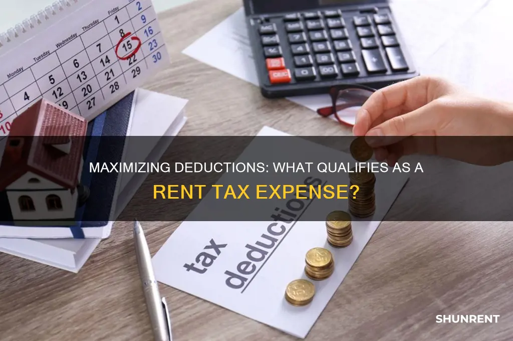 what is allowed to claim rent tax expense