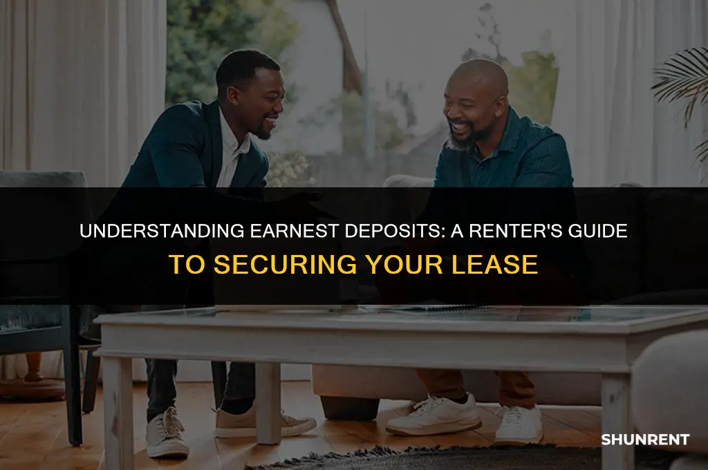 what is an earnest deposit when renting