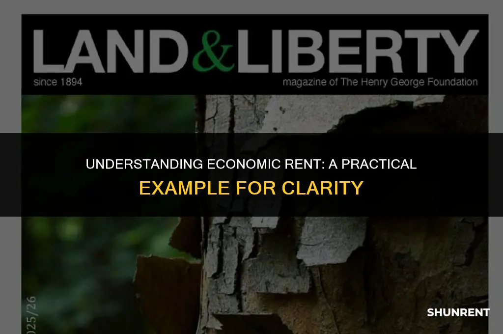 what is an example of economic rent