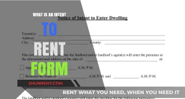 Understanding Intent to Rent Forms: A Comprehensive Guide