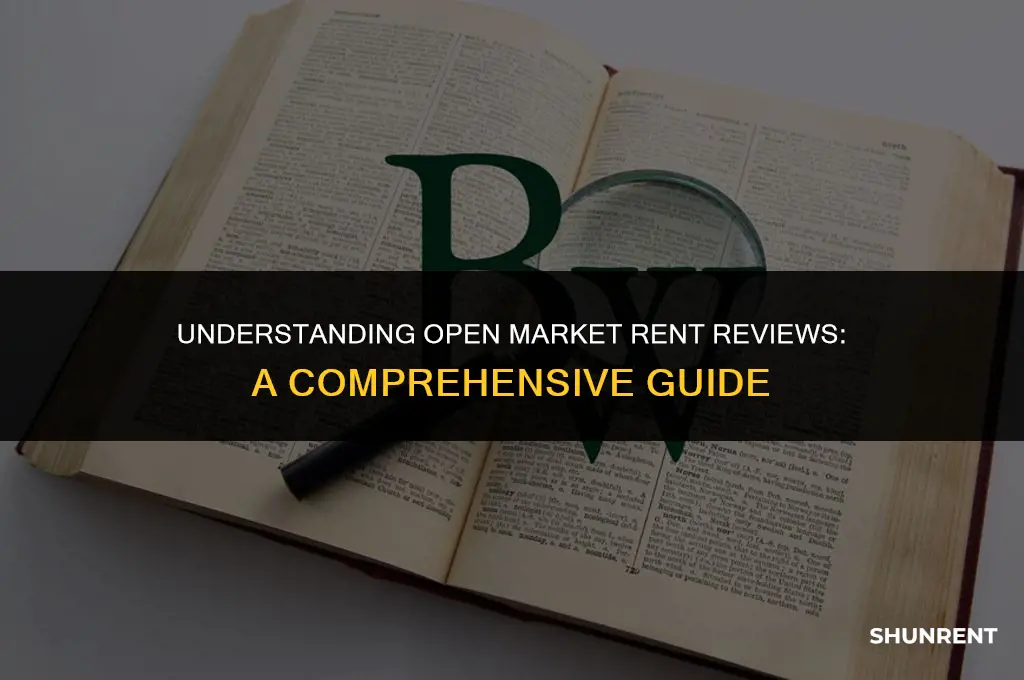 what is an open market rent review