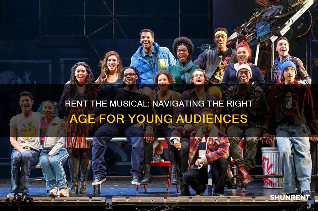 what is appropriate age to see rent the musical