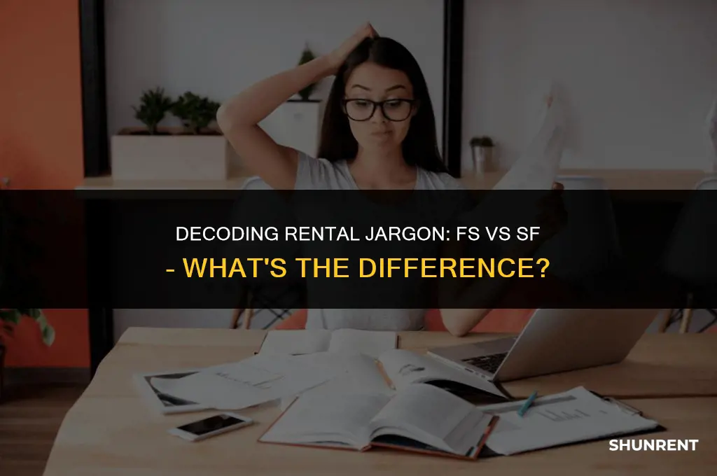 what is asking rent fs vs sf