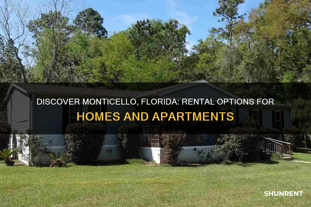 what is available to rent in monticello florida
