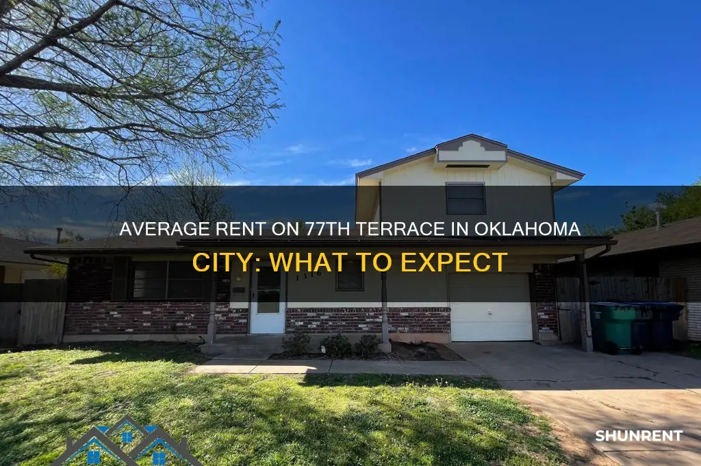 what is average rent around 77th terr okc