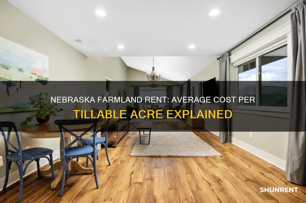 what is average rent for tillable acre in nebraska