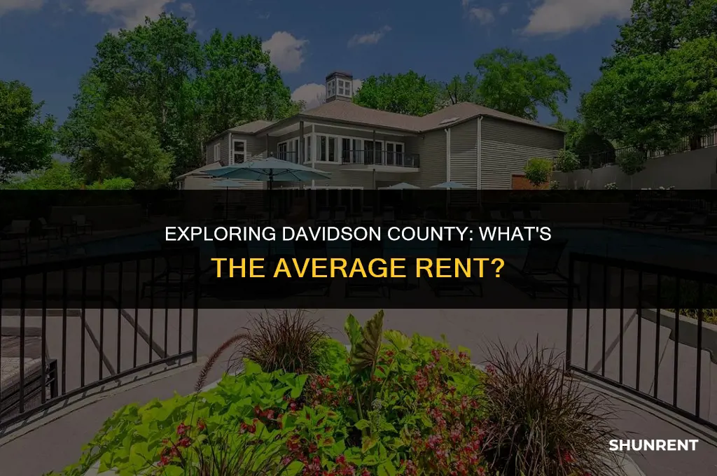 what is average rent in davidson county