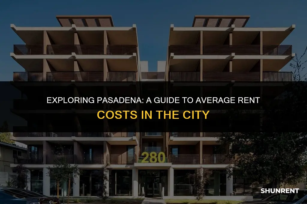 what is average rent in pasadena ca