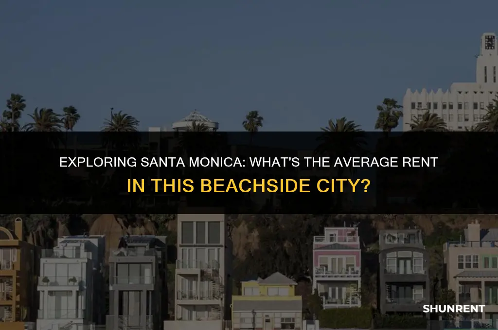 what is average rent in santa monica
