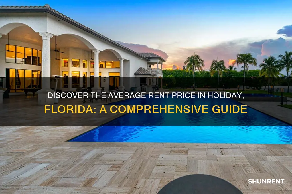 what is average rent price in holiday florida