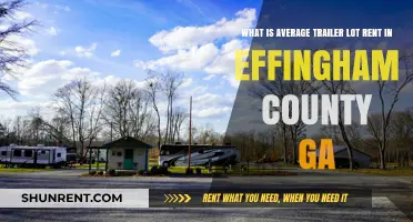 Average Trailer Lot Rent in Effingham County, GA: What to Expect