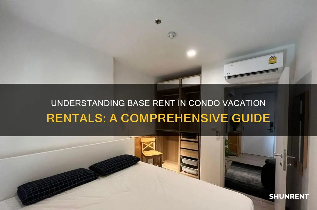 what is base rent in a condo vacation