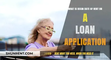 Understanding the Begin Date of Rent on Your Loan Application