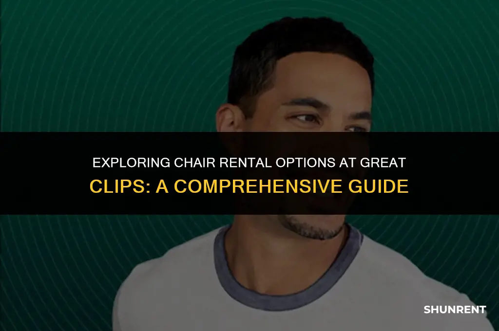 what is chair rent at great clips