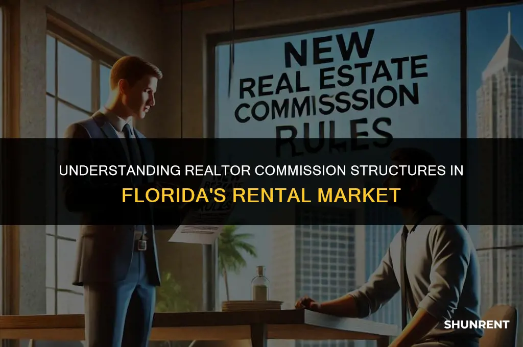 what is comission for rent realtors florida