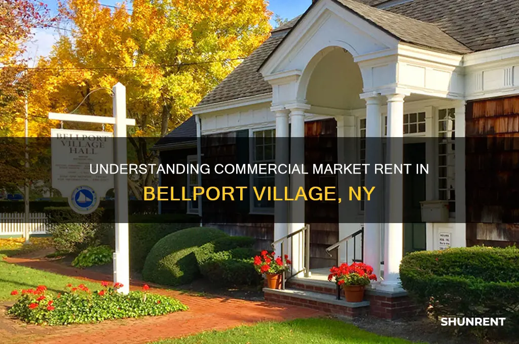 what is commercial market rent for bellport village ny