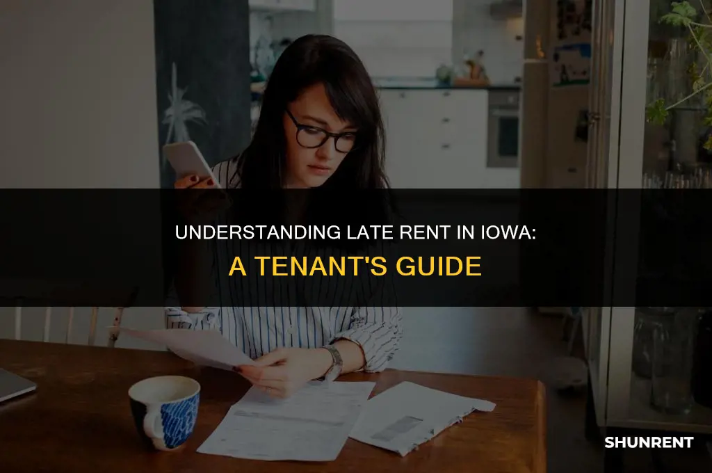 what is considered late rent in iowa