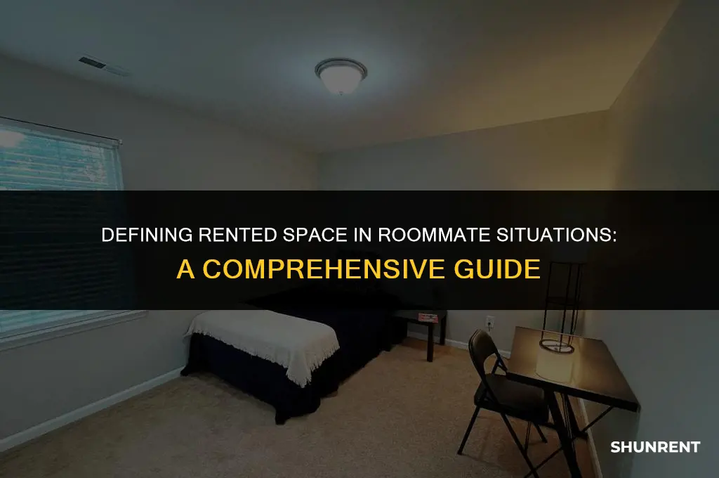 what is considered rented space in roommate
