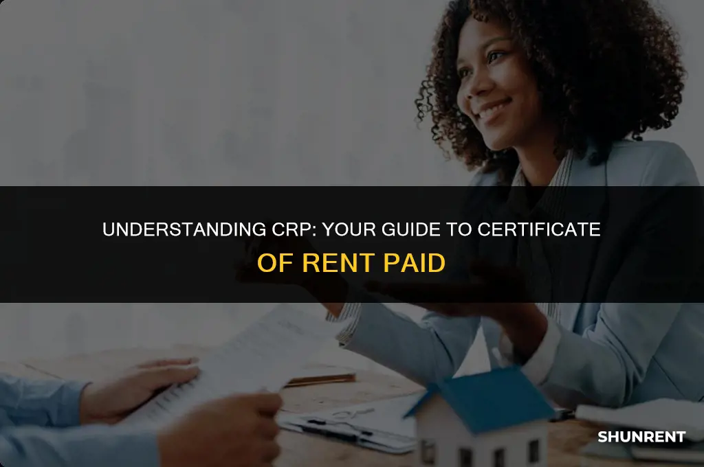 what is crp certificate of rent paid