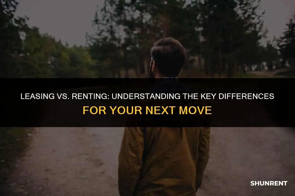 what is difference between leasing and renting