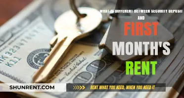 Security Deposit vs. First Month's Rent: Key Differences Explained