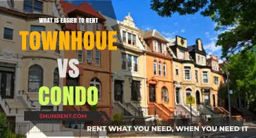 Townhouse vs. Condo: Which Rental Option is Easier for You?