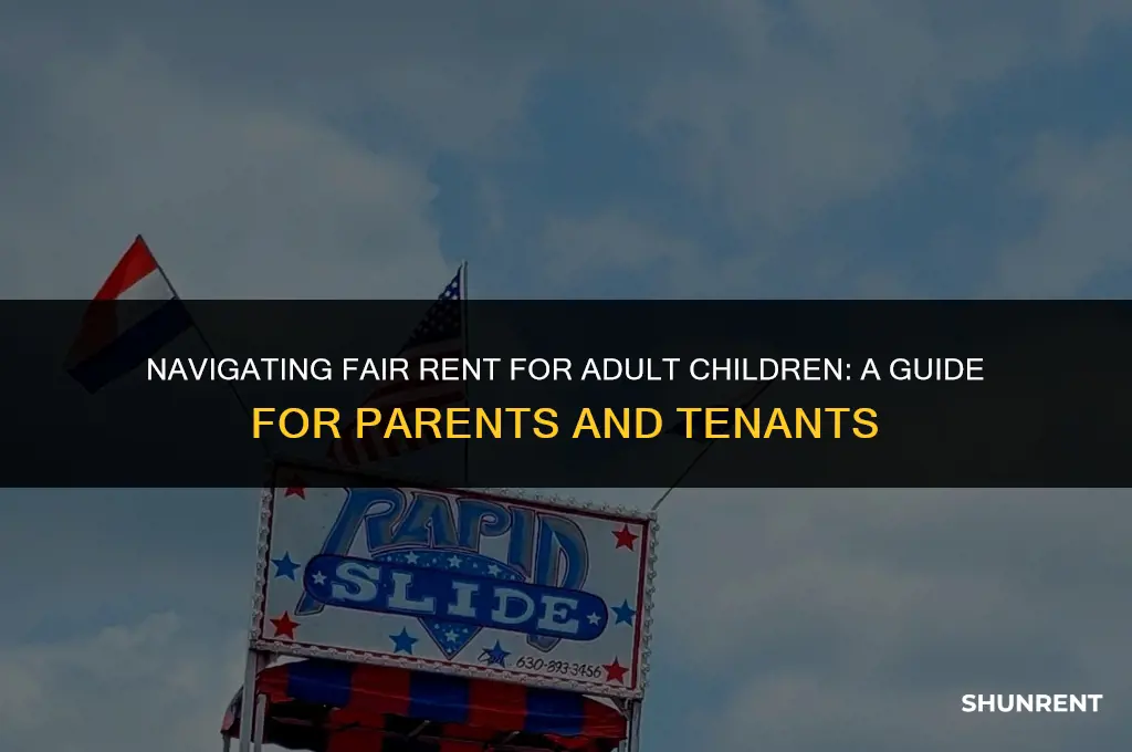 what is fair rent for adult children