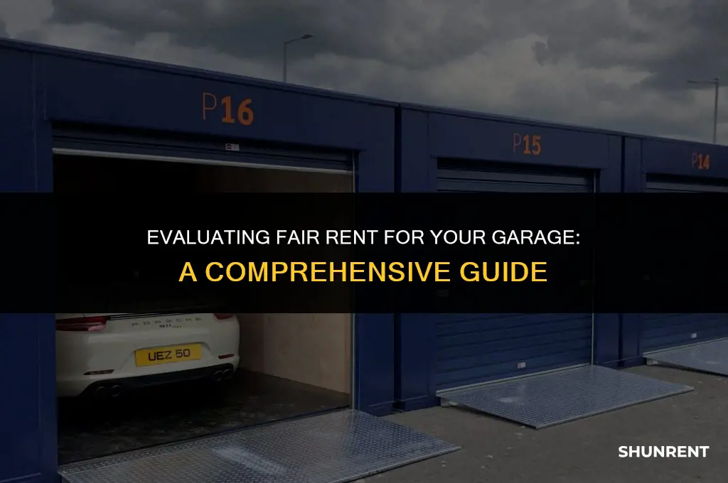 what is fair rent for my garage