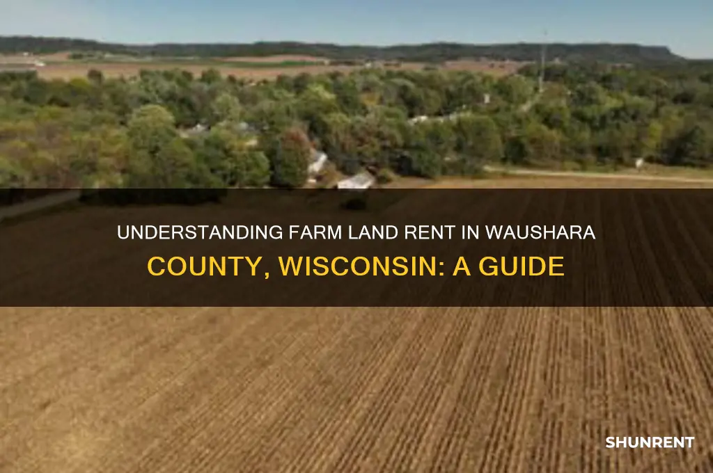 what is farm land rent in waushara county wisconsin