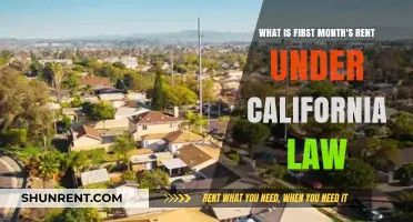 Understanding First Month's Rent Requirements in California: A Legal Overview