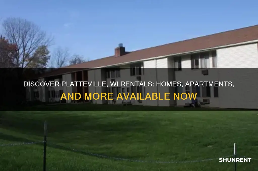 what is for rent in plattevill e wi
