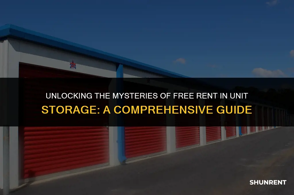 what is free rent in unit storage