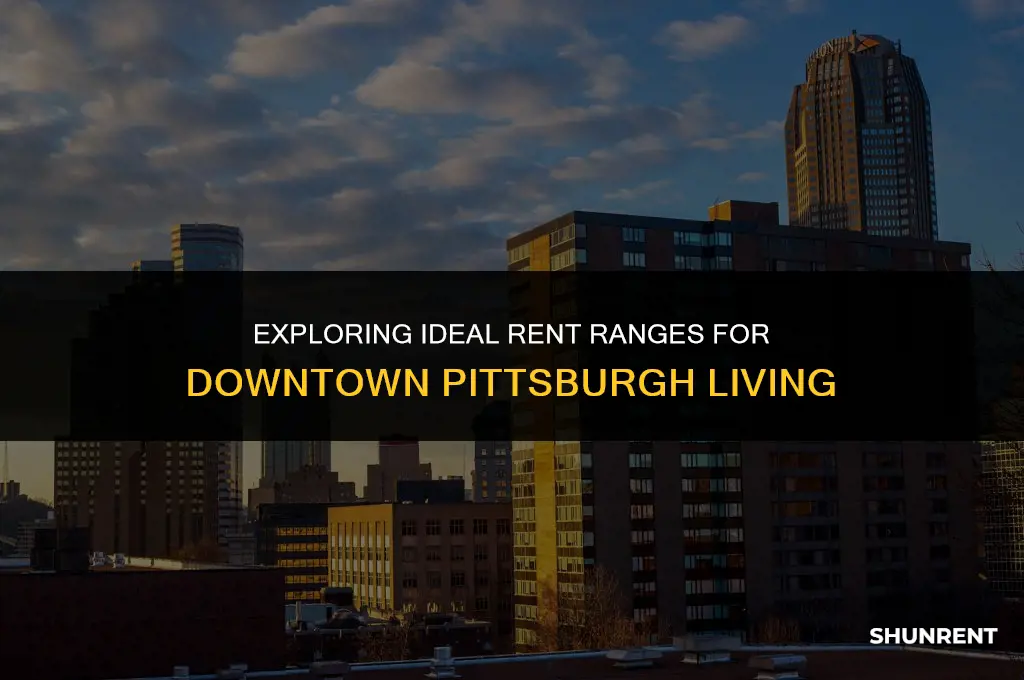 what is good rent for downtown pittsburgh