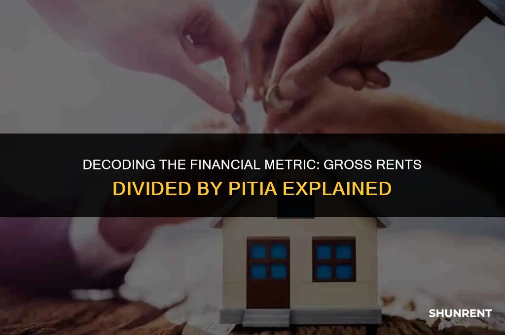 what is gross rents divided by pitia