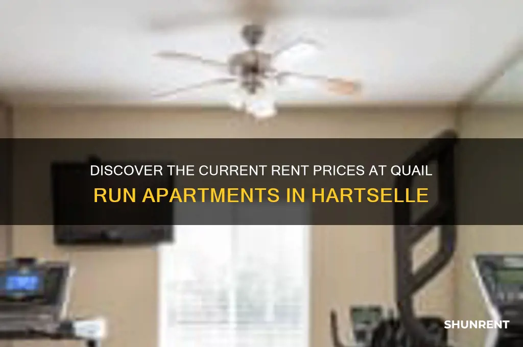 what is hte rent at queil run appartments in hartselle