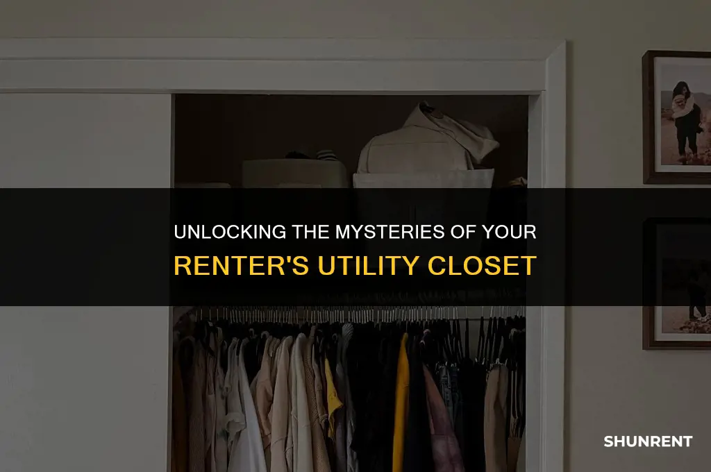 what is in the renter utility closet