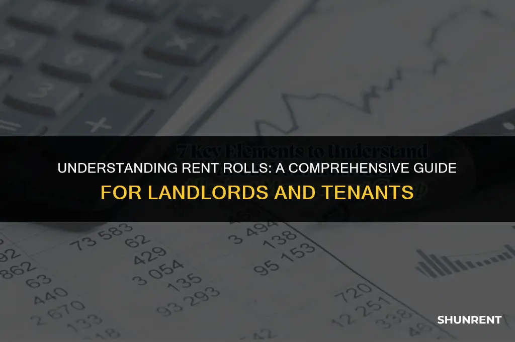 what is included in a rent roll