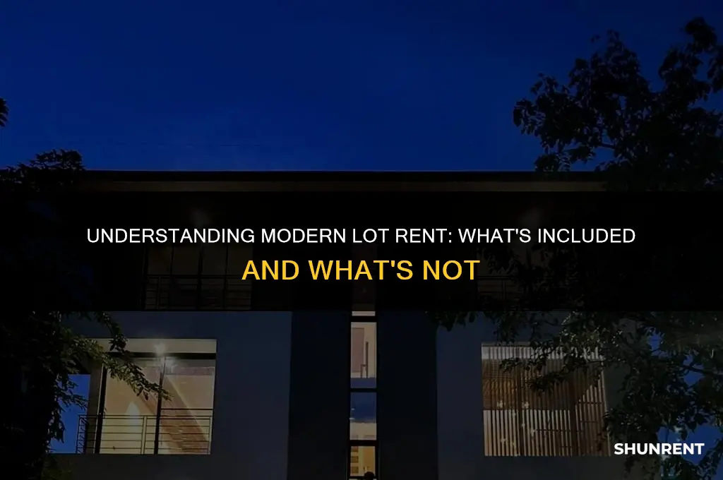 what is included in modger lot rent