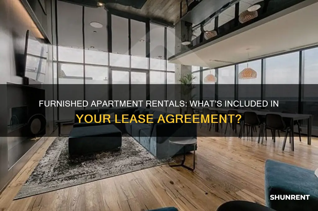 what is included in renting a furnished apartyment