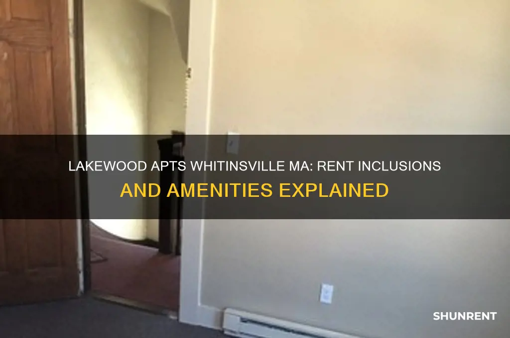 what is included in the rent at lakewood apts-whitinsville ma
