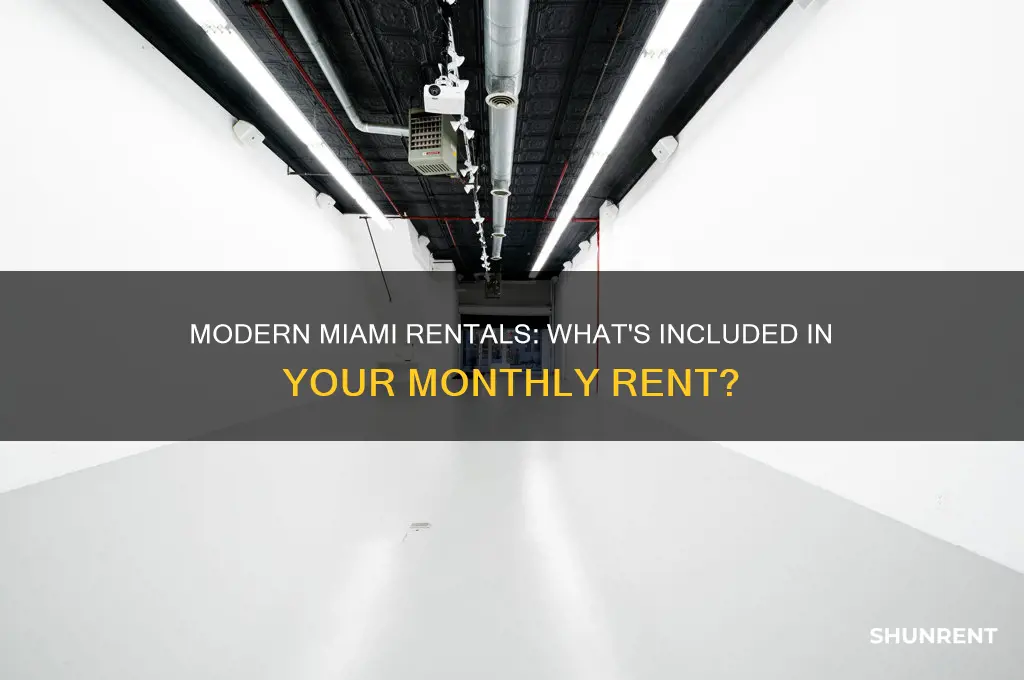 what is included in the rent at the modern miami