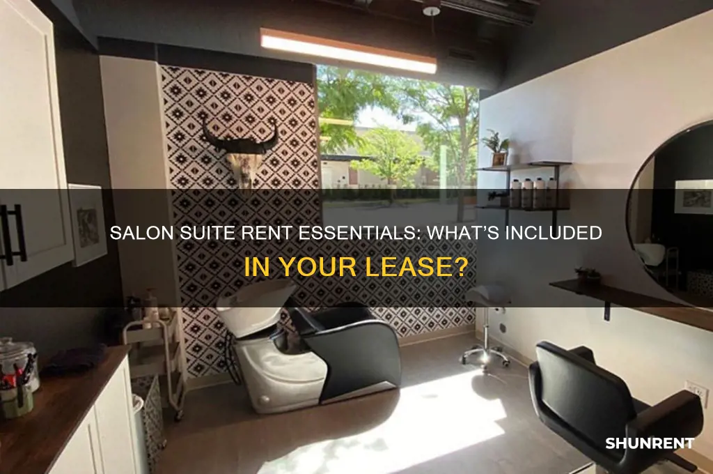what is included in the rent of a salon suite